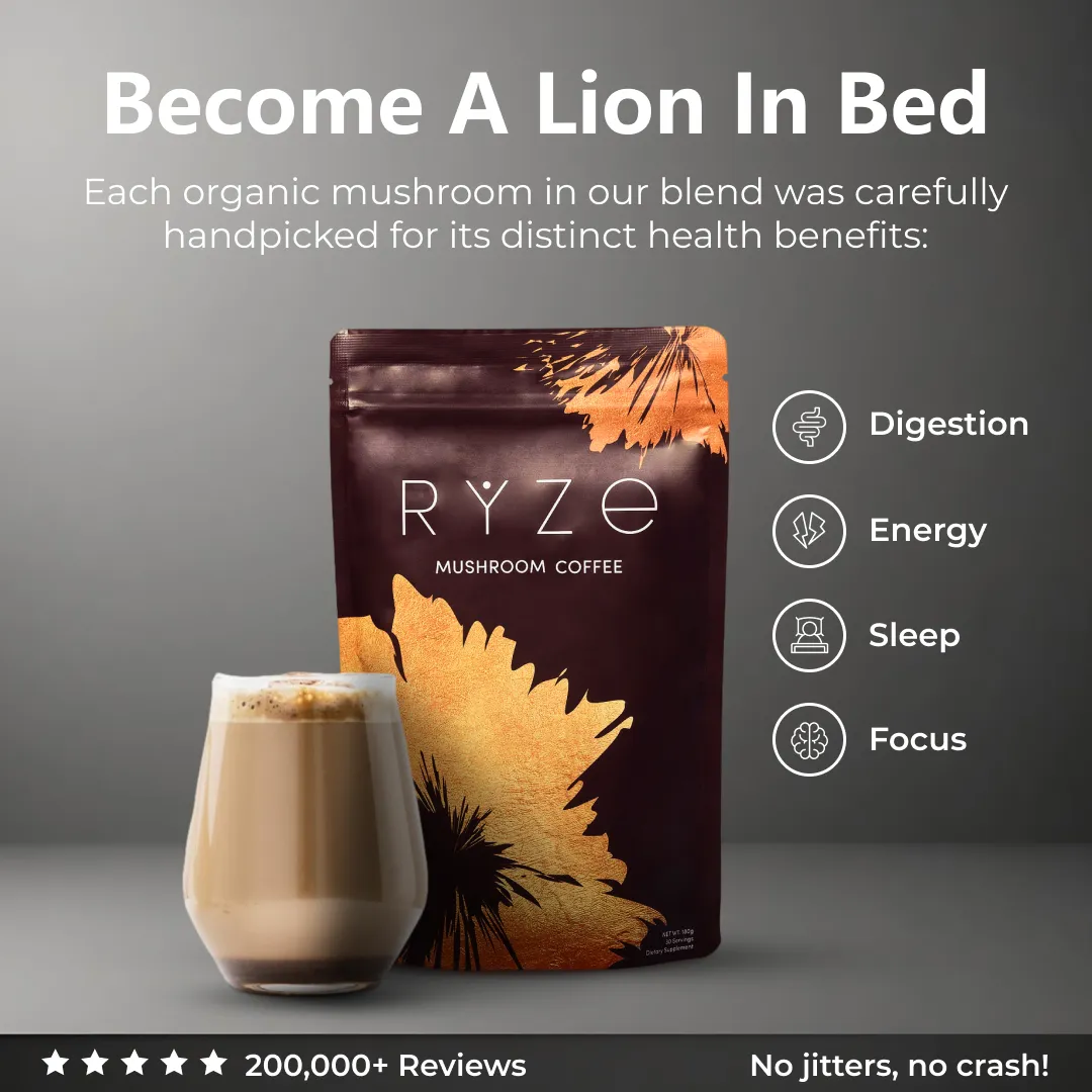 Mushrooms Blend Benefits Ad – High Converting Static Ad Mushrooms Blend Benefits Ad – High Converting Static Ad