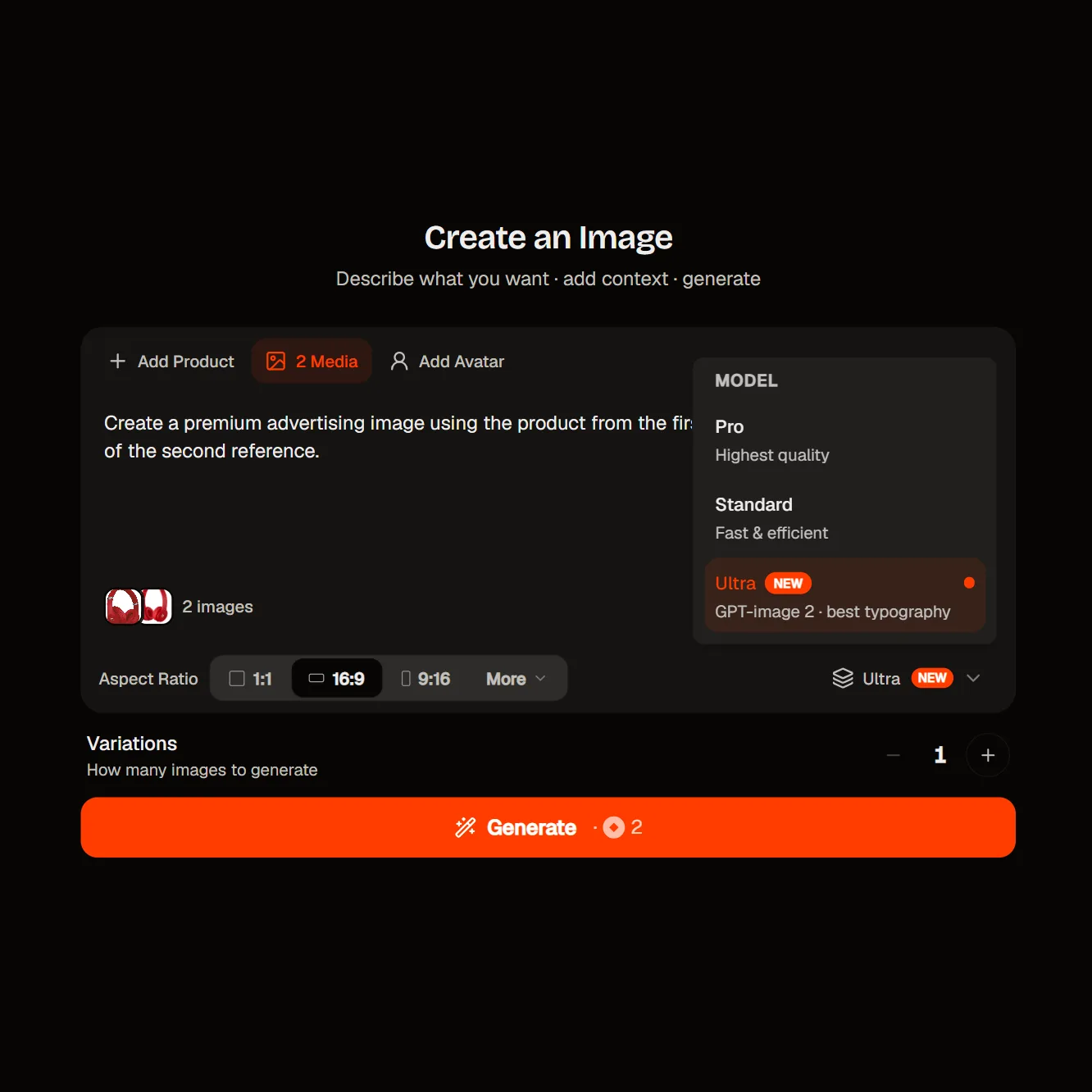 PROMPT/ADD IMAGE
