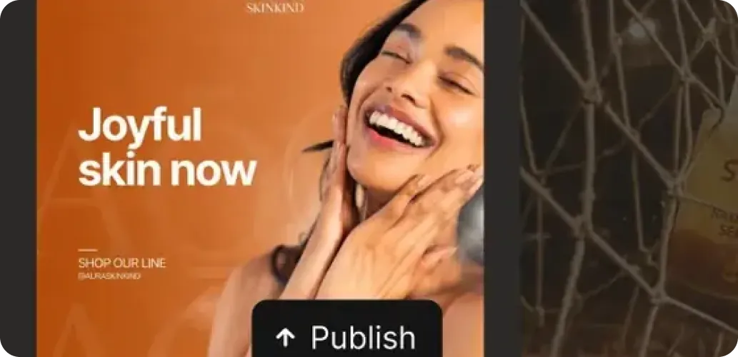 HeyOz publish screen