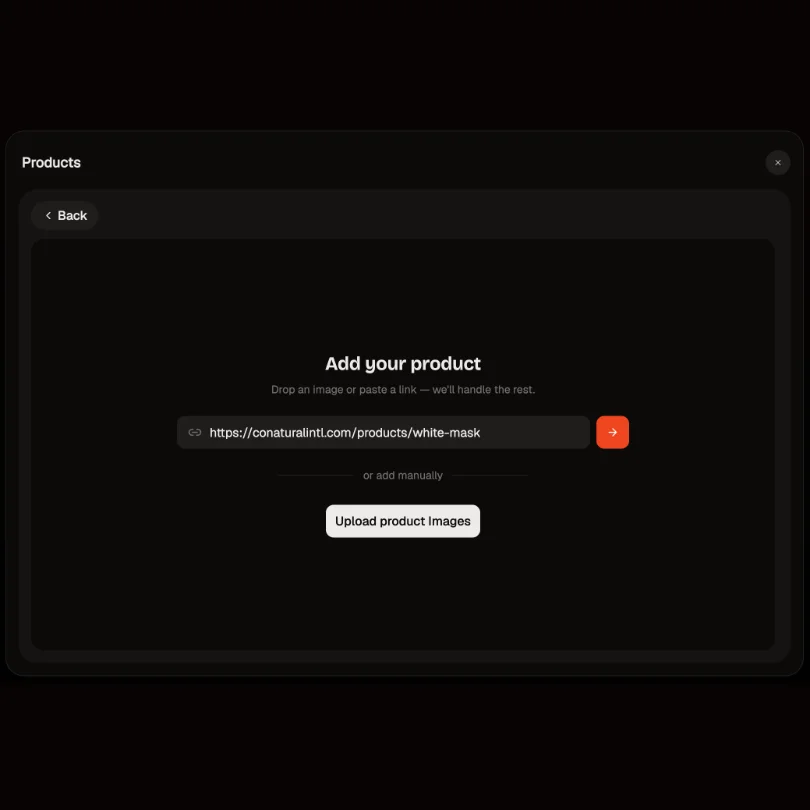 Paste your product URL