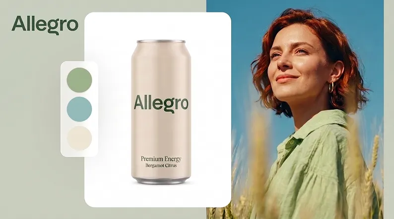 HeyOz extracting brand colors and visual identity from a website